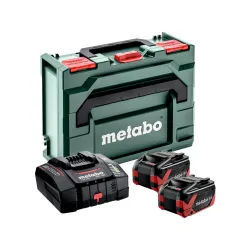 
                  METABO ZESTAW BASIC SET 2 AKUMULATORY LiHD XTREME 18V 8AH + ŁADOWARKA ASC 290 + METABOX 145 685305000